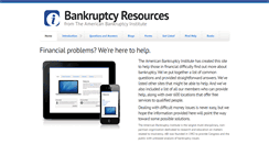 Desktop Screenshot of bankruptcyresources.org